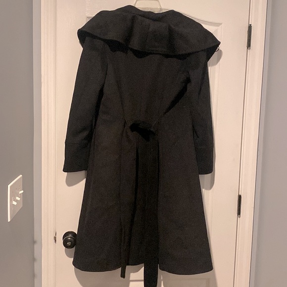 Cole Haan heavy coat Black SZ 10 - Picture 4 of 7